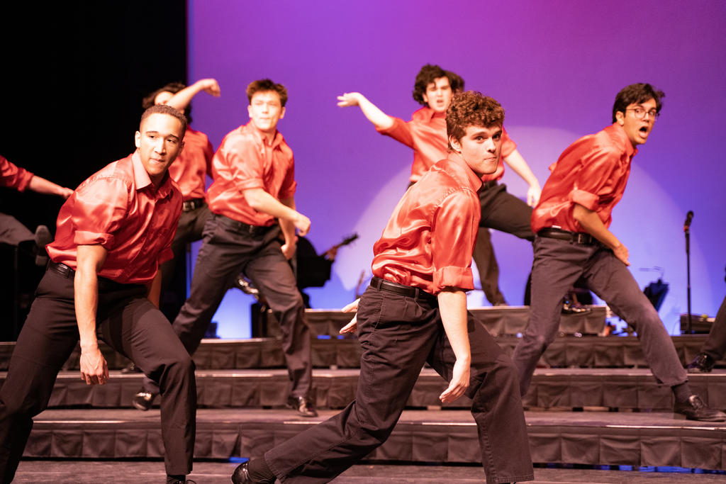 Headliners during performance