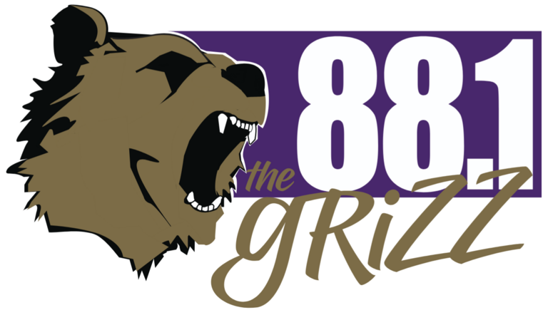 Logo: KBTL Butler Radio, 88.1 The Grizz - Horizontal