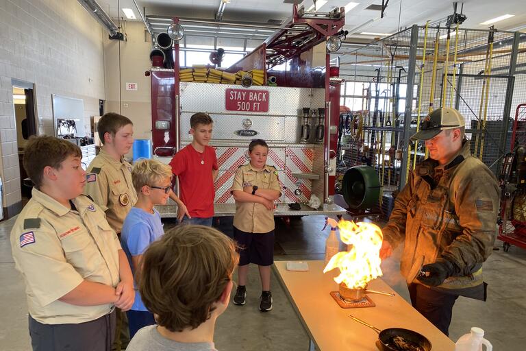 Butler Scouts Learn Like Grizzlies