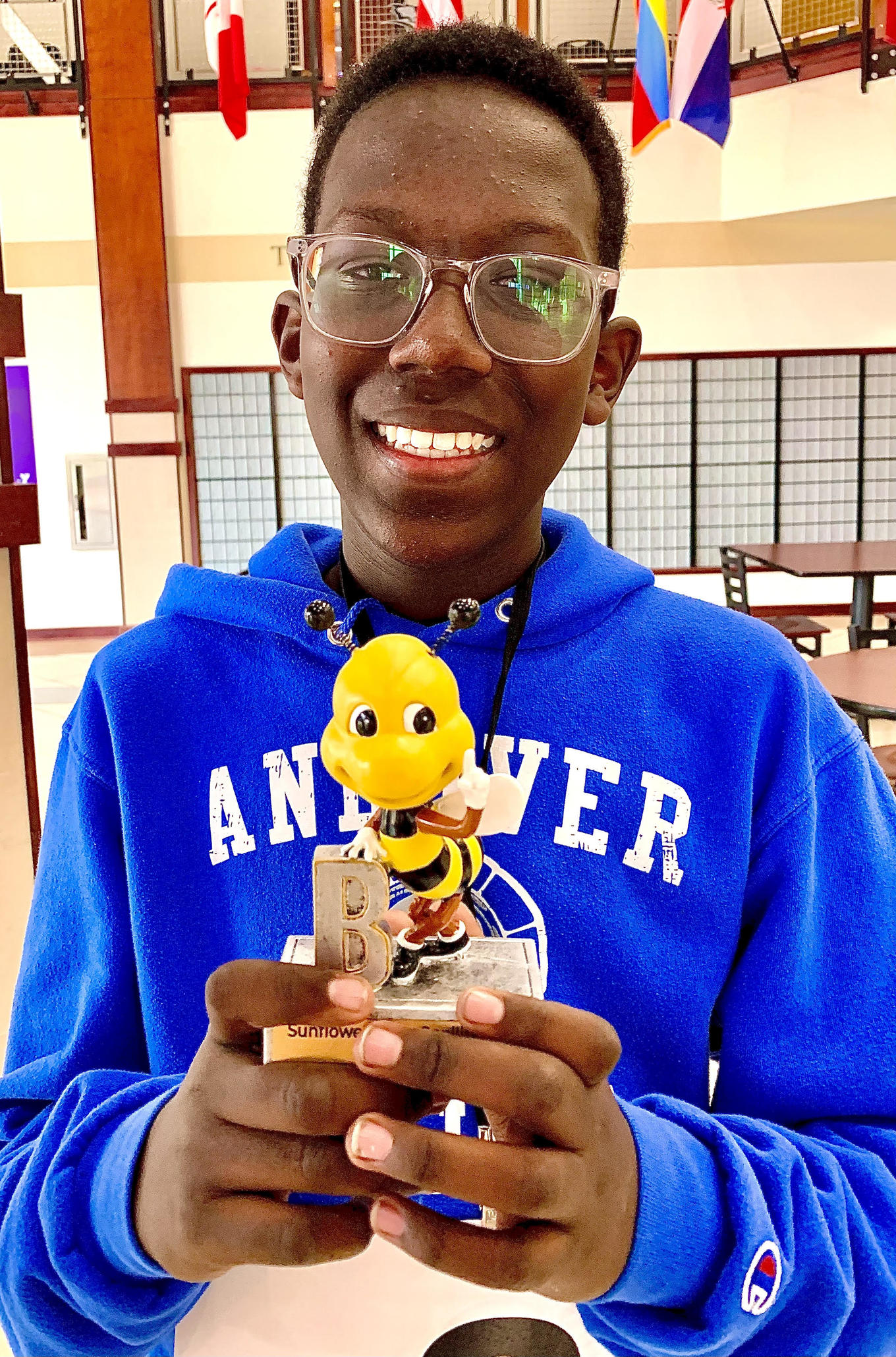 Carey Chesire won the Kansas State Spelling Bee.